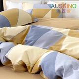 Aussino澳西奴/全棉100纯棉四件套家纺床上用品23年新款